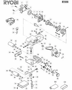 Buy A Ryobi B1056 Spare part or Replacement part for Your Sanders and Fix Your Machine Today